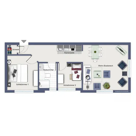 Meeresblick 215 Apartment Kuehlungsborn